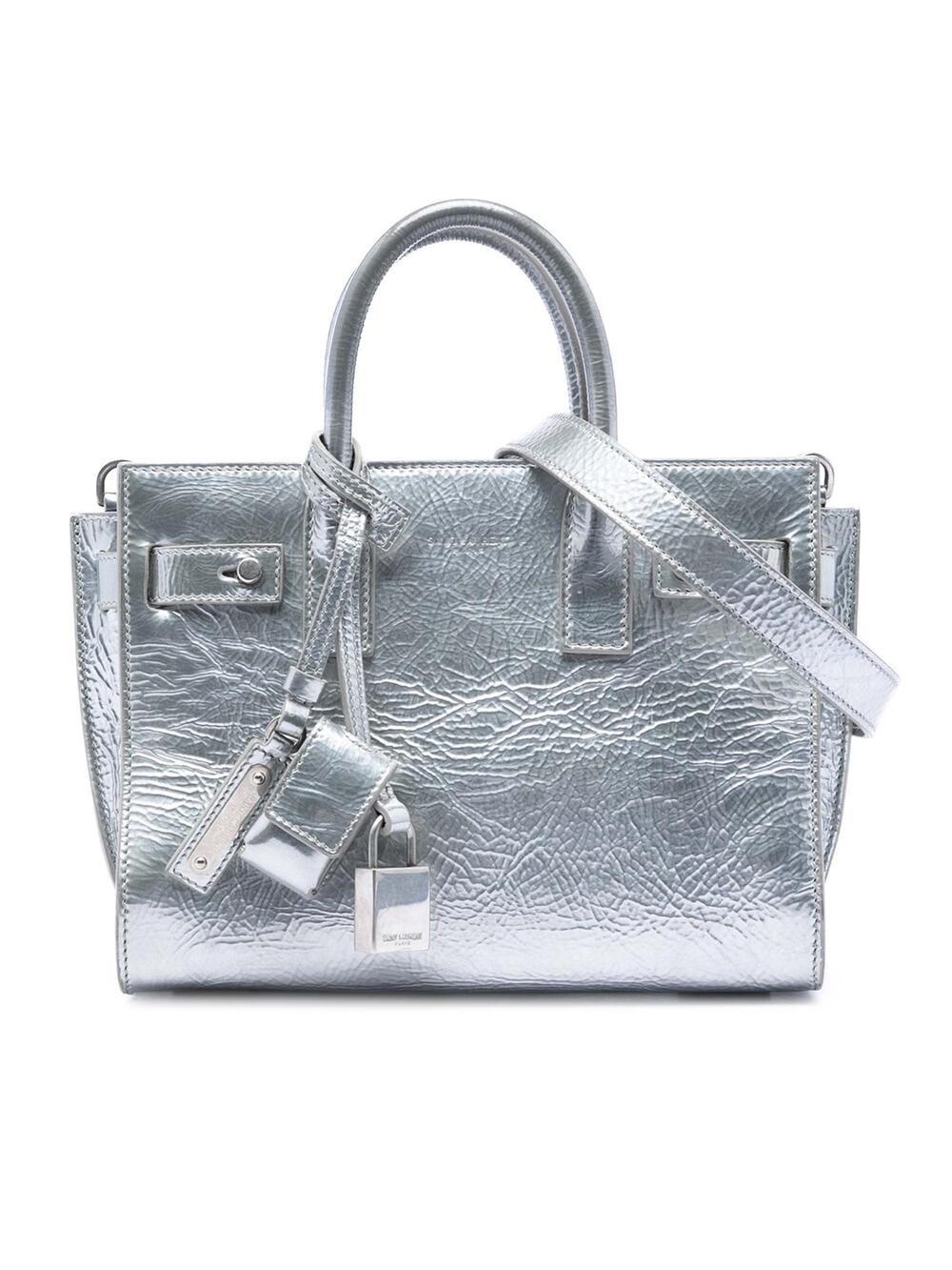 Saint Laurent Nano Metallic Crinkled #288365S88B